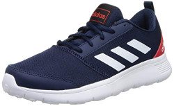 adidas Mens Adivat M Conavy/FTWWHT/VIVRED Sneaker - 7 UK (EX2050)