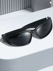 HAYDEN haiza Unisex Rectangle Sunglasses with UV Protected Lens