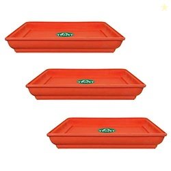 TrustBasket UV Treated Square Bottom Tray(Plate/Saucer) Suitable for 6