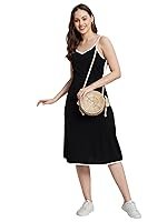 Selvia Western Sleeveless Knee Length Dress for Women