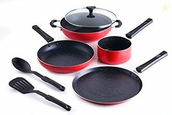 Crystal Classic Series 7-pc Non-Stick Induction Bottom Cookware Set, P