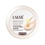 LakmÃ© Peach Milk Creme Moisturizer with 2% Pro-Ceramide & Peptides | Repairs Damaged Skin Barrier & Gives Intense Hydration | For Dry, Normal & Sensitive 300g