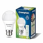 Crompton Dyna Ray 9 Watt LED Bulb Cool Day Light | Pack of 1 | B22 Base, Energy-Efficient | LED Bulb for Home & Office, Wide Light Spread