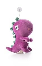 Dimpy Stuff Dino Plush Toy â Purple 23 cm (9″) â Super Soft Squishy Nursery Decor Children