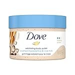 Dove Exfoliating Body Polish| Body Scrub |Deeply Nourishing Crushed Macadamia and Rice Milk |Moisturises & Brightens Skin | Sulphate Free|298gm