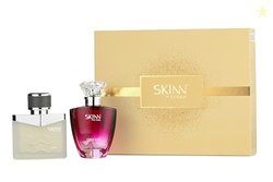 Skinn by Titan Raw and Celeste Perfumes for Men and Women, 50ml (Pack