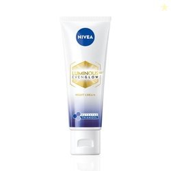 NIVEA Luminous Even Glow Night Cream & Moisturiser | Patented Thiamido