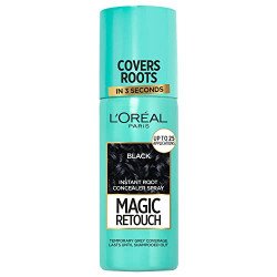 L'Oreal Paris Magic Retouch Instant Root Concealer Spray - Black, Volu