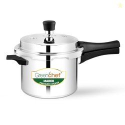 GREENCHEF Marco Aluminium Pressure Cooker Outer Lid 5 Litres capacity,