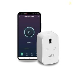 AZIOT 16A Smart Plug with Energy Monitoring, WiFi & Bluetooth, Suitabl
