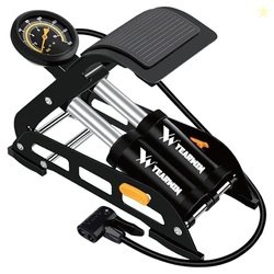 Yearwin 1 Year Warranty 160 PSI Double Cylinder Portable Foot Pump Air