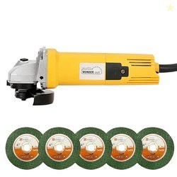 WONDERCUT Angle Grinder WC-AG-801-Y, 850W Heavy Duty, Copper Armature,
