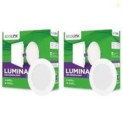 EcoLink Polycarbonate Lumina 10-Watt Round LED Downlighter | LED Ceili