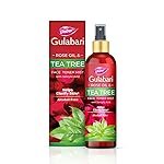 Dabur Gulabari Rose Oil & Tea Tree Face Toner Mist & Rosewater with Salicylic Acid – 100ml | Treats breakouts, blackheads, and whiteheads | Tightens and Refines Pores | Alcohol free