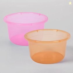 Kuber Industries Pack of 2 Bath Tub | Multipurpose Bath Tub | Tub for