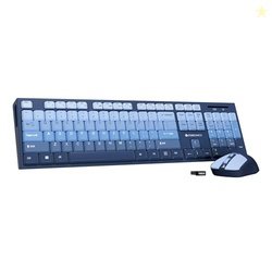 Zebronics Wireless Keyboard & Mouse Combo, 104 UV-Printed Keys,  Key,