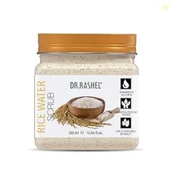 DR.RASHEL Rice water Face Scrub For Men & Women (380 Ml) | Hydrating &