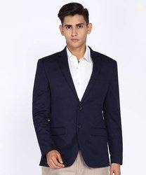PARK AVENUE Men Self Design Single Breasted Formal Blazer