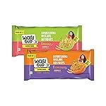 Wickedgud Whole Wheat Masala & Schezwan Noodles 240g Pack of 2| No Maida | No Palm Oil | Source of Protein