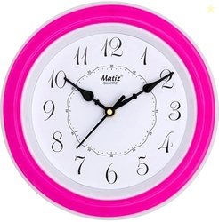 Matiz Analog 30 cm X 30 cm Wall Clock | Brown | with Glass | Standard|