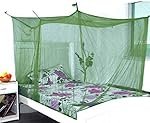 Divayanshi Mosquito Net Olive Polycotton 3×6.5 Insect Protection Net