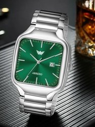 Abrexo Men Dial & Stainless Steel Bracelet Style Straps Analogue Watch
