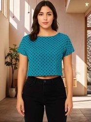 Unicus Apparel Polka Dot Print Top