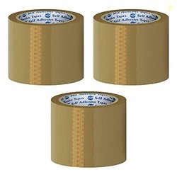 VCR Self Adhesive Brown Cello Tape - 35 Meters in Length - 96mm / 4  W