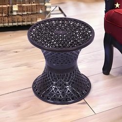 Kuber Industries 1 Pcs Plastic Seating Stool | Both Sided Mesh Damroo