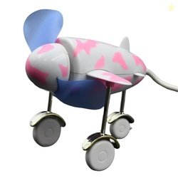 ATEVON Portable USB Fan  Unique Helicopter Jet Airplane Design | Energ