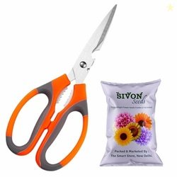 SIVON Multipurpose Scissors for Home Gardening, Kitchen, and Household