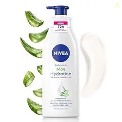 NIVEA Aloe Hydration Body Lotion, 400ml | 72H Moisturization | With De