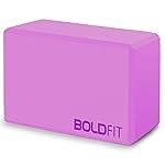 Boldfit High Density Foam Yoga Block for Stretching & Balancing – Premium Accessory for Women & Men – Purple