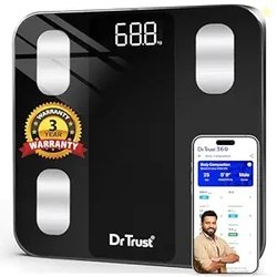 Dr Trust USA 526 Legend BMI Weight Scale & Body Fat Analyzer with IOS/