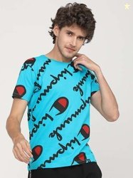 LOCOMOTIVE Men Slim Fit Cotton T-shirt