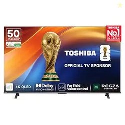 Toshiba 126 cm (50 Inches) 4K Ultra HD Smart QLED TV | Dolby Atmos, HD