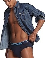 U.S. Polo Assn. Mens Cotton Coolmax Solid I706 Briefs – Pack of 1
