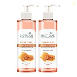 Honey Gel Soothe & Nourish Foaming Face Wash 400ml (200ml x 2)