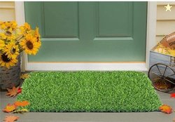 Status Contract Artificial Grass Mat for Outdoor Balcony Decor|(16x24