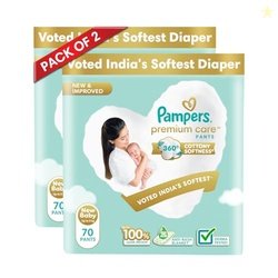 Pampers Premium Care Pant Style Baby Diapers, Newborn/X-Small (NB/XS),