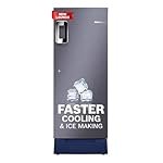 Bosch 226 L, 3 star, Direct-Cool Single Door Refrigerator | 18 Hrs Cooling Retention | 2.5X Faster Cooling | Spacious Multi Box | Delicate Crisper for Soft Veggies (2026 model, CST22U13AI, Dark Lake)