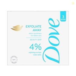 Dove Exfoliate Away Serum Beauty Bar | 4% Refining Serum + AHA | Micro