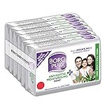 Boroplus Antiseptic And Moisturising Bathing Soap With Aloe Vera, Neem And Tulsi | 99.9% Germ And Virus Protection | For Smooth, Soft & Nourished Skin, 125G (Pack Of 6)