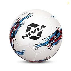 Nivia Storm Football - Size 5 (White), Rubber