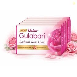 Dabur Gulabari Pure Rose Soap 150g (Pack of 4) | Moisturizing Bathing