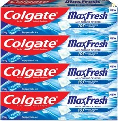 Colgate MaxFresh Toothpaste, Blue Gel Paste with Mentho...