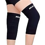 Boldfit Orthopedic Knee Caps for Pain Relief Bamboo Yarn Knee Support Sleeves Brace for Sports, Compression Support, Exercise, Gym, Running, Cycling, Knee Guard for Men & Women – M