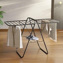 Lifelong Foldable Cloth Drying Stand | Compact Laundry Rack with Iron