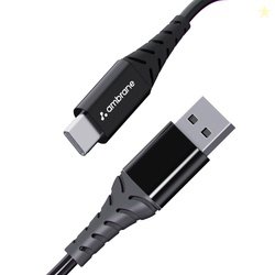 Ambrane 60W / 3A Fast Charging Output Type C To Usb Cable with Type-C