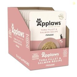 Applaws Natural Premium Wet Cat Food for Adult Cats, Tuna Fillet & Sal